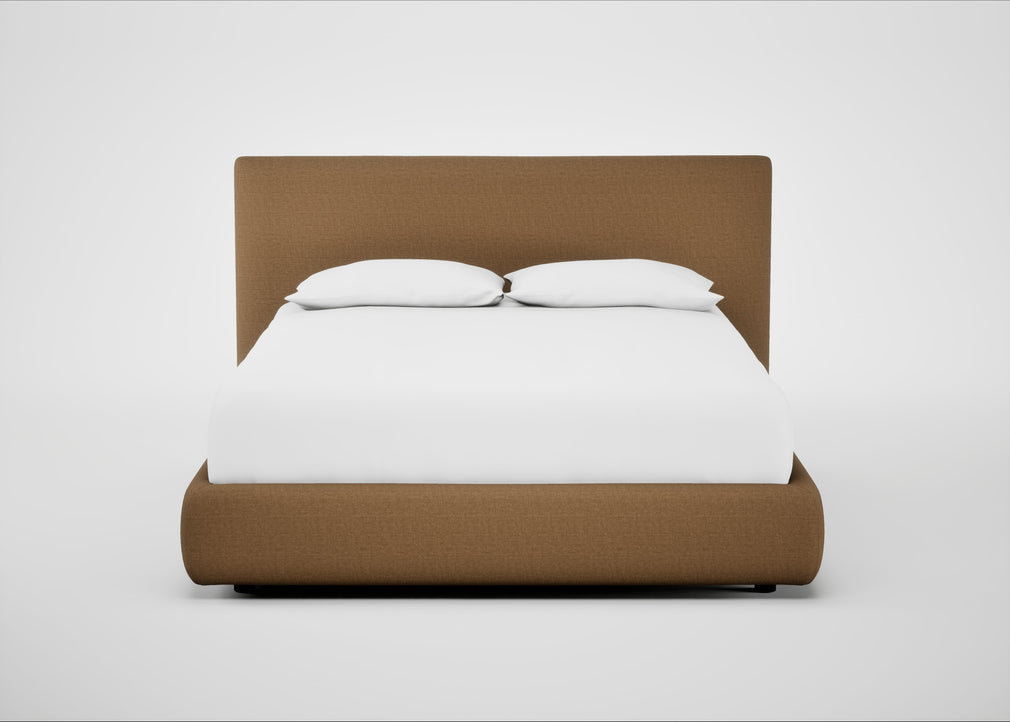 Alba Storage Bed Double / Siena Cotton Clay / No Storage