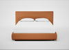 Alba Storage Bed King / Luxury Leather Canella / No Storage