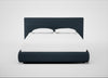 Alba Storage Bed King / Siena Cotton Deep Sea / No Storage