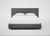 Alba Storage Bed King / Siena Cotton Shale Grey / No Storage