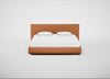 Alba Storage Bed Super King / Luxury Leather Canella / No Storage