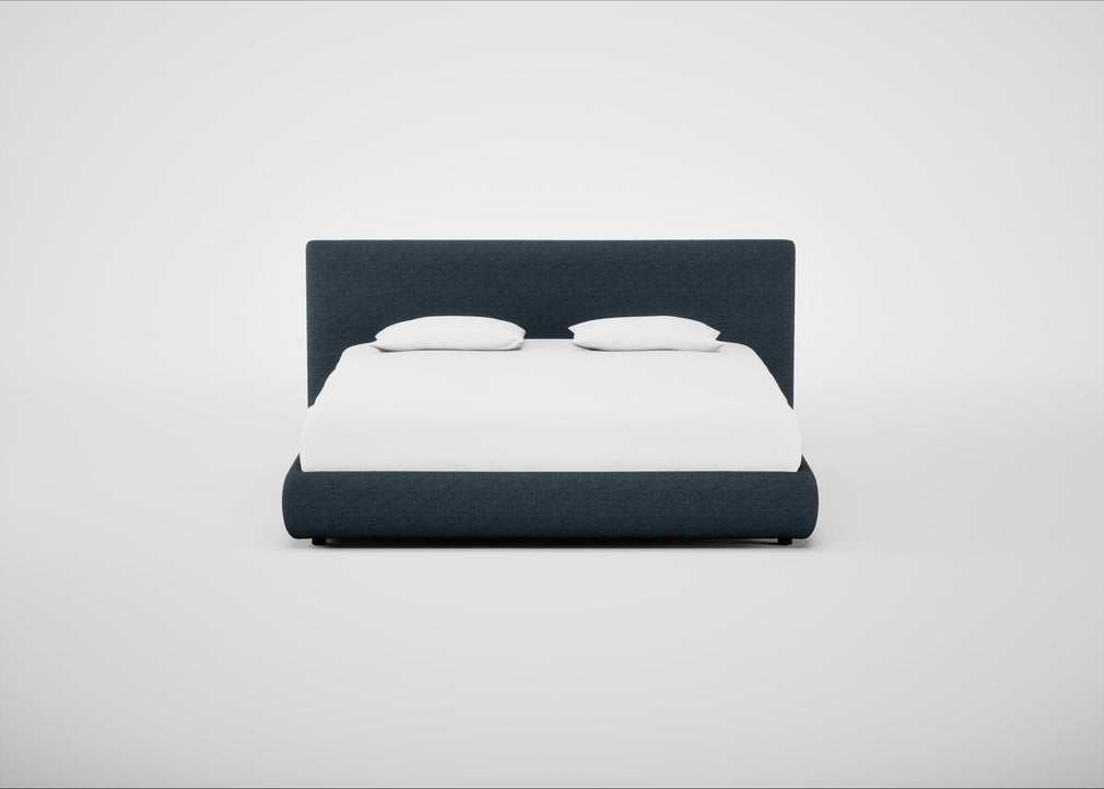 Alba Storage Bed Super King / Siena Cotton Deep Sea / No Storage