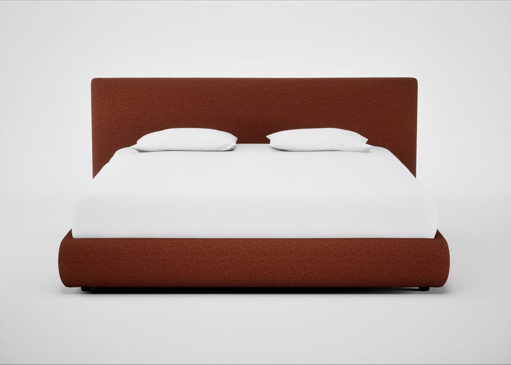 Alba Storage Bed Super King / Tundra Texture Rust / No Storage