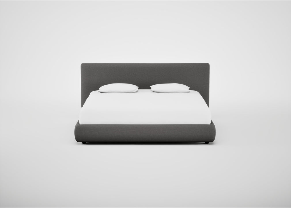 Alba Storage Bed Super King / Luxury Leather Slate / No Storage