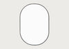 Fine Edge Mirror Oval Black / Small