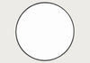 Fine Edge Mirror Round Black / 100cm