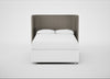 Monroe Headboard Double / Broad Weave Pebble