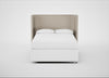 Monroe Headboard Double / Broad Weave Putty