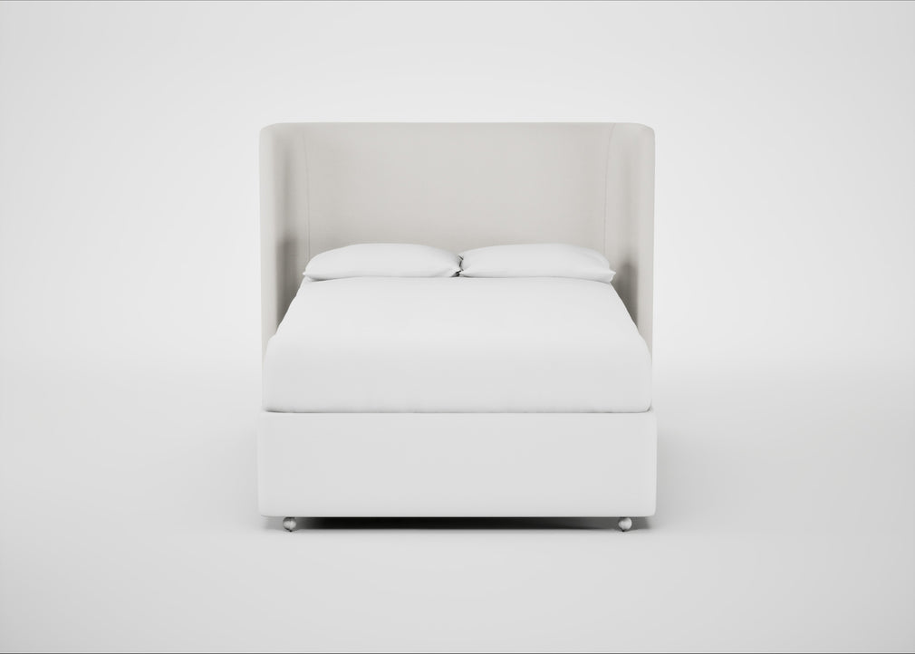 Monroe Headboard Double / Capelo Linen-Cotton Sea Salt