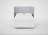 Monroe Headboard Double / Broad Weave Tin