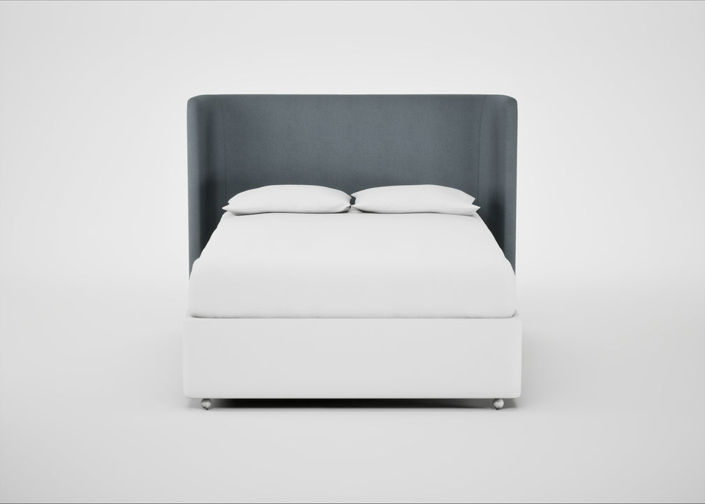 Monroe Headboard King / Capelo Linen-Cotton Mineral