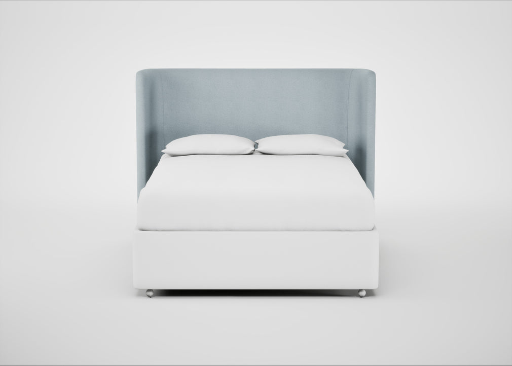Monroe Headboard King / Capelo Linen-Cotton Sea Shanty