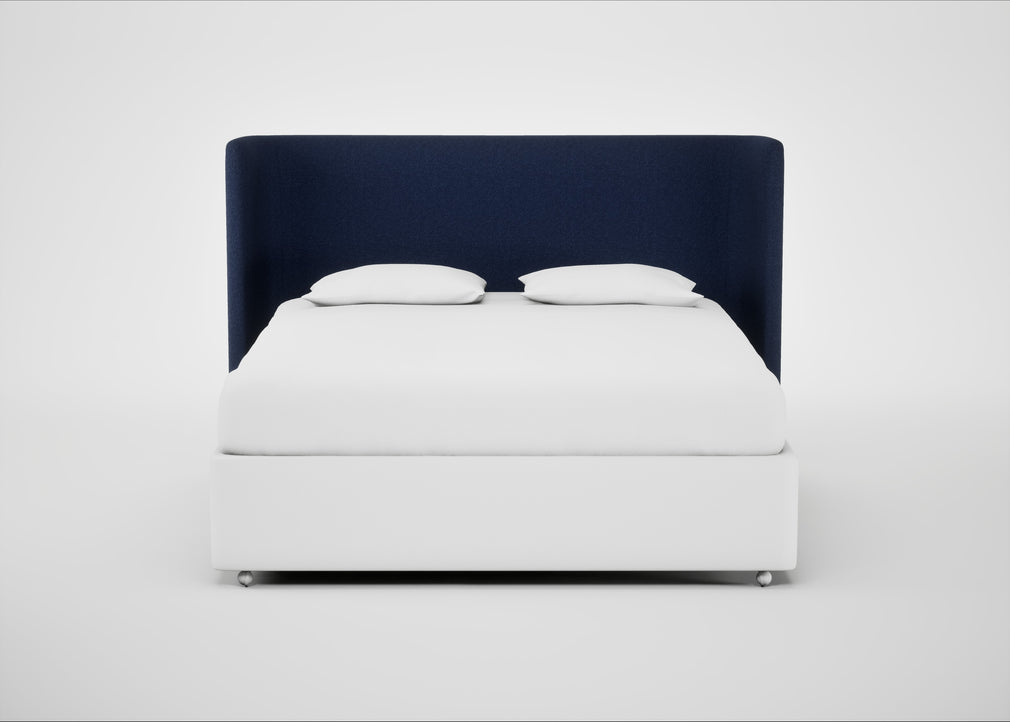 Monroe Headboard Super King / Melton Wool New Navy