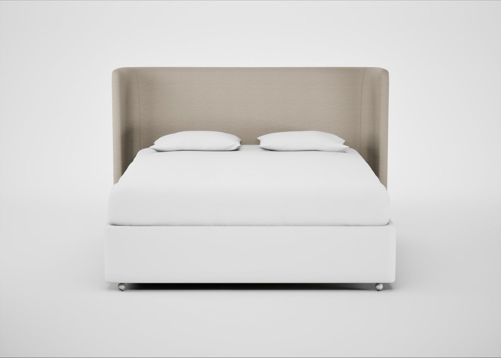 Monroe Headboard Super King / Broad Weave Putty