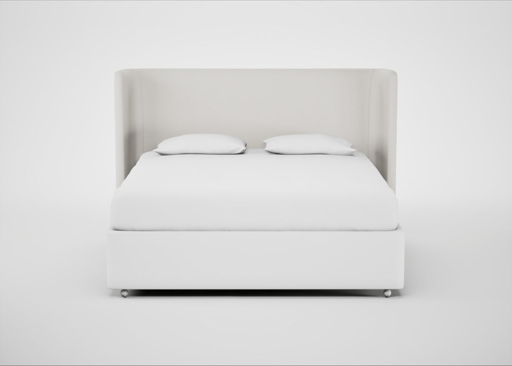 Monroe Headboard Super King / Capelo Linen-Cotton Sea Salt