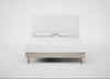 Shallow Divan Bed Base Super King / Broad Weave Putty / Light Stem