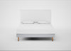 Shallow Divan Bed Base Super King / Broad Weave Tin / Light Stem