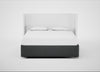 Deep Divan Bed Base Super King / None / Melton Wool Granite