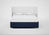 Deep Divan Bed Base Super King / None / Capelo Linen-Cotton Inkspot