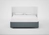 Deep Divan Bed Base Super King / None / Capelo Linen-Cotton Mineral