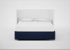 Deep Divan Bed Base Super King / None / Melton Wool New Navy