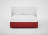 Deep Divan Bed Base Super King / None / Melton Wool Red Oxide