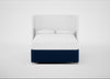 Deep Divan Bed Base Double / None / Velvet Midnight