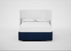 Deep Divan Bed Base King / None / Broad Weave Lagoon