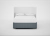 Deep Divan Bed Base King / None / Capelo Linen-Cotton Mineral