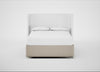 Deep Divan Bed Base King / None / Broad Weave Putty