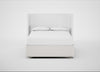 Deep Divan Bed Base King / None / Capelo Linen-Cotton Sea Salt