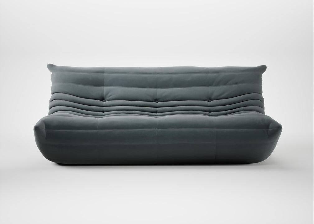 Togo Large Settee Alcantara Steel Grey