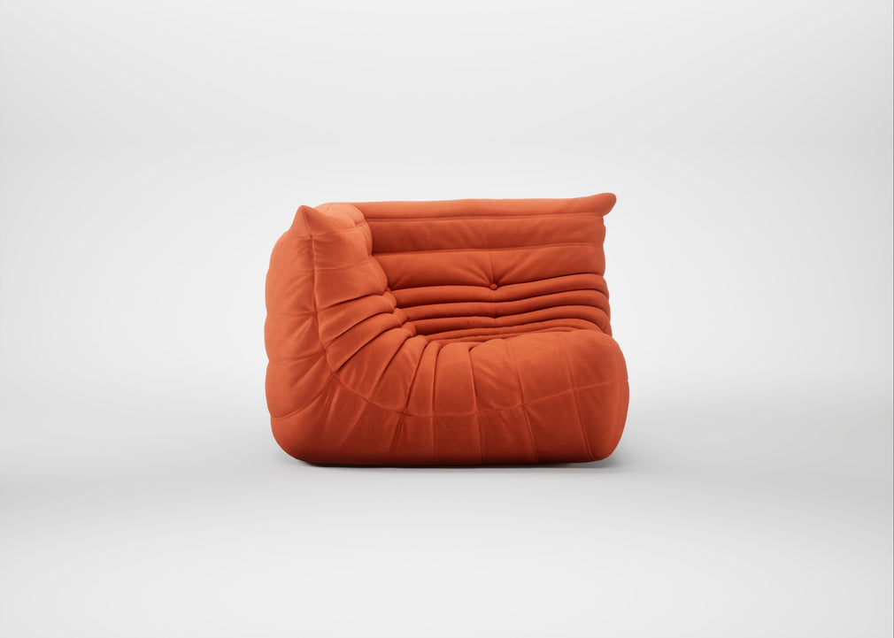Togo Corner Seat Alcantara Orange