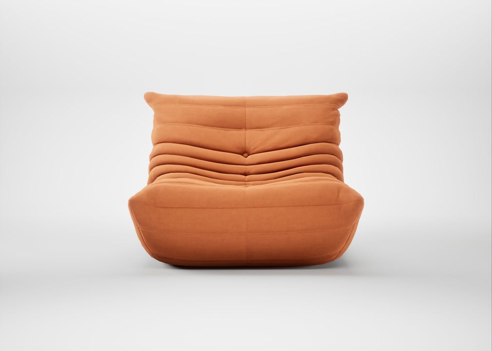 Togo Fireside Chair Alcantara Cadmium