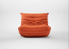 Togo Fireside Chair Alcantara Orange