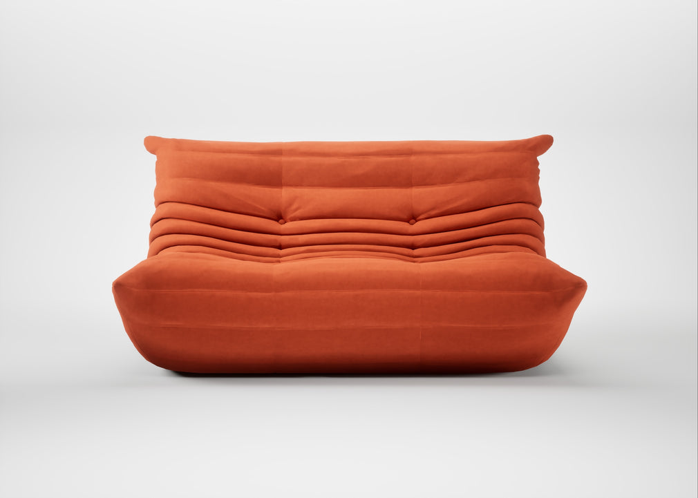 Togo Small Settee Alcantara Orange