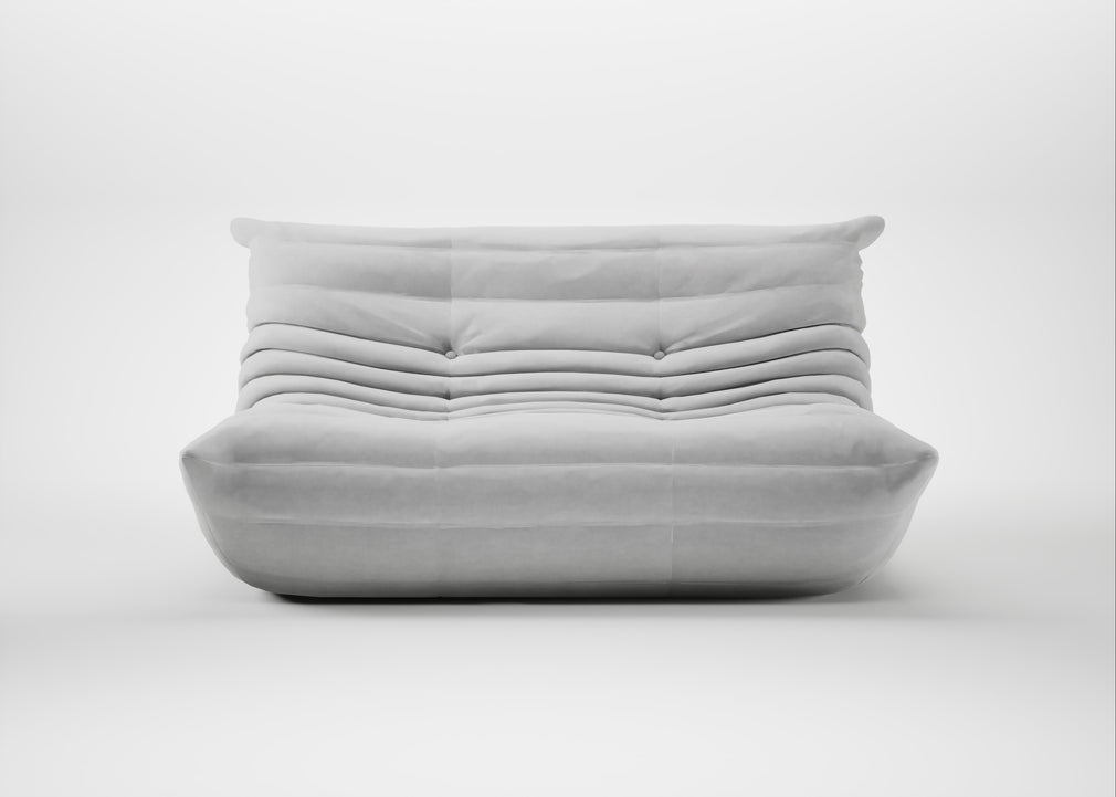 Togo Small Settee Alcantara Pearl Grey