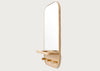 Silent Butler Oak Storage Mirror