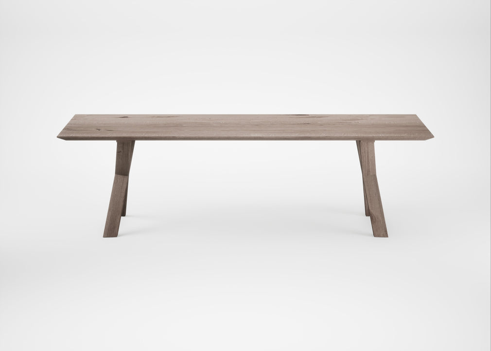 Bespoke Dining Table Oslo Grey Oiled Oak / 260cm / 90cm