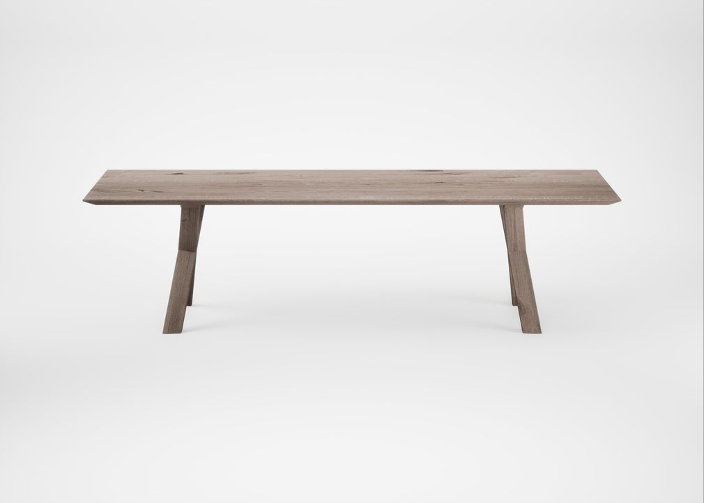 Bespoke Dining Table Oslo Grey Oiled Oak / 280cm / 90cm