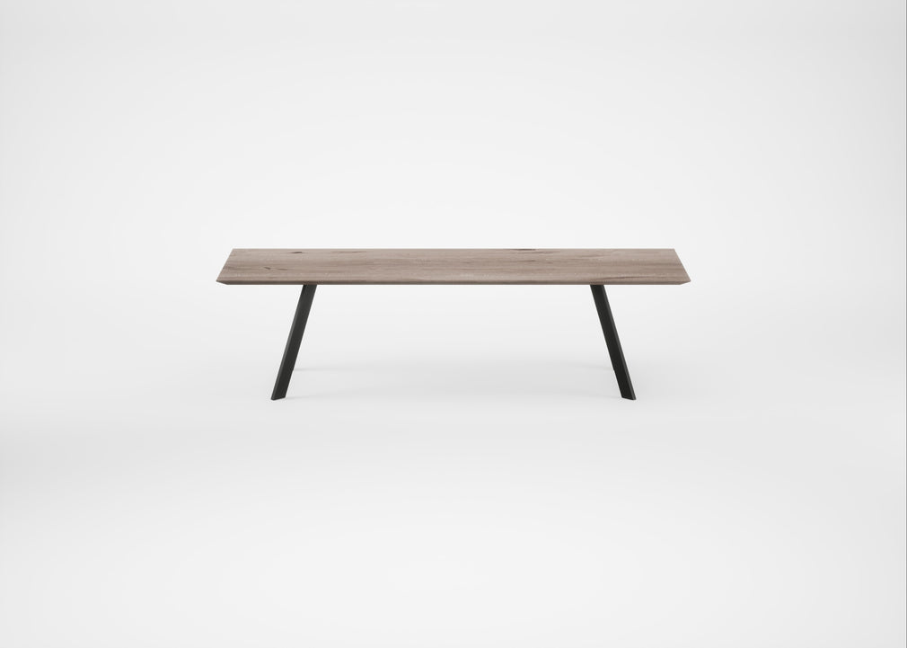 Bespoke Dining Table Madrid Grey Oiled Oak / 280cm / 100cm