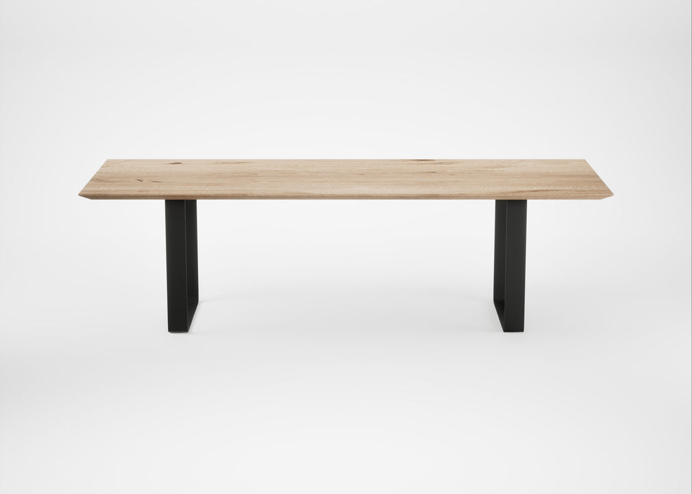 Bespoke Dining Table Prague Blonde Oiled Oak / 260cm / 100cm