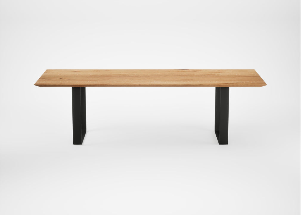 Bespoke Dining Table Prague Natural Oiled Oak / 260cm / 100cm