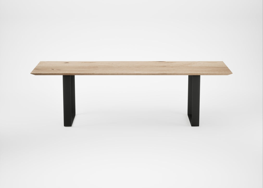 Bespoke Dining Table Prague Blonde Oiled Oak / 260cm / 90cm