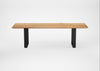 Bespoke Dining Table Prague Natural Oiled Oak / 260cm / 90cm