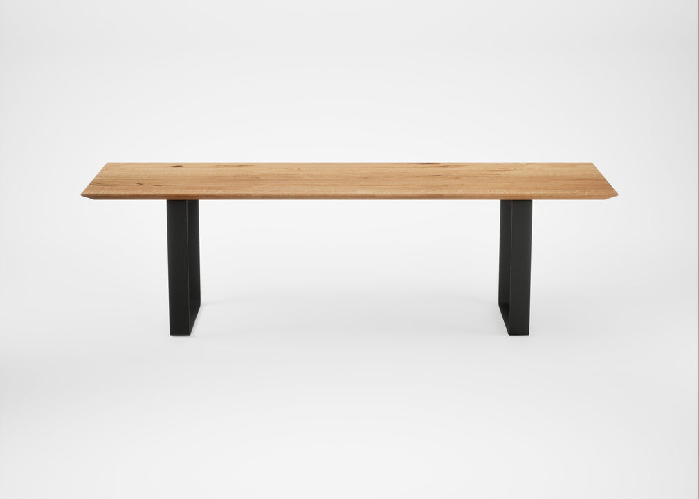 Bespoke Dining Table Prague Natural Oiled Oak / 260cm / 90cm