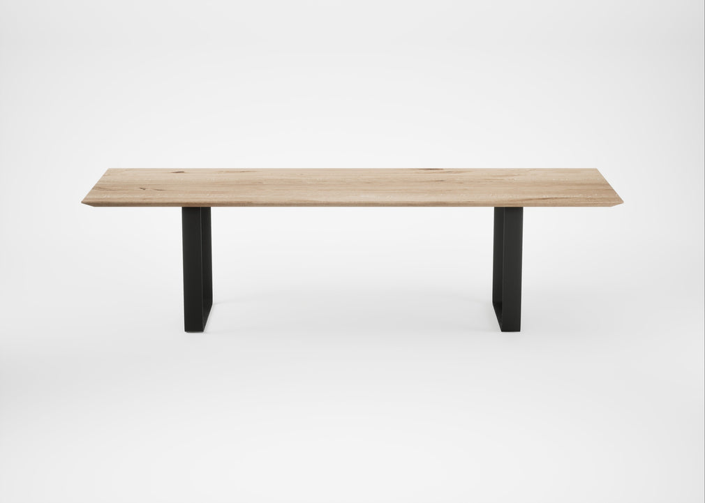 Bespoke Dining Table Prague Blonde Oiled Oak / 280cm / 100cm