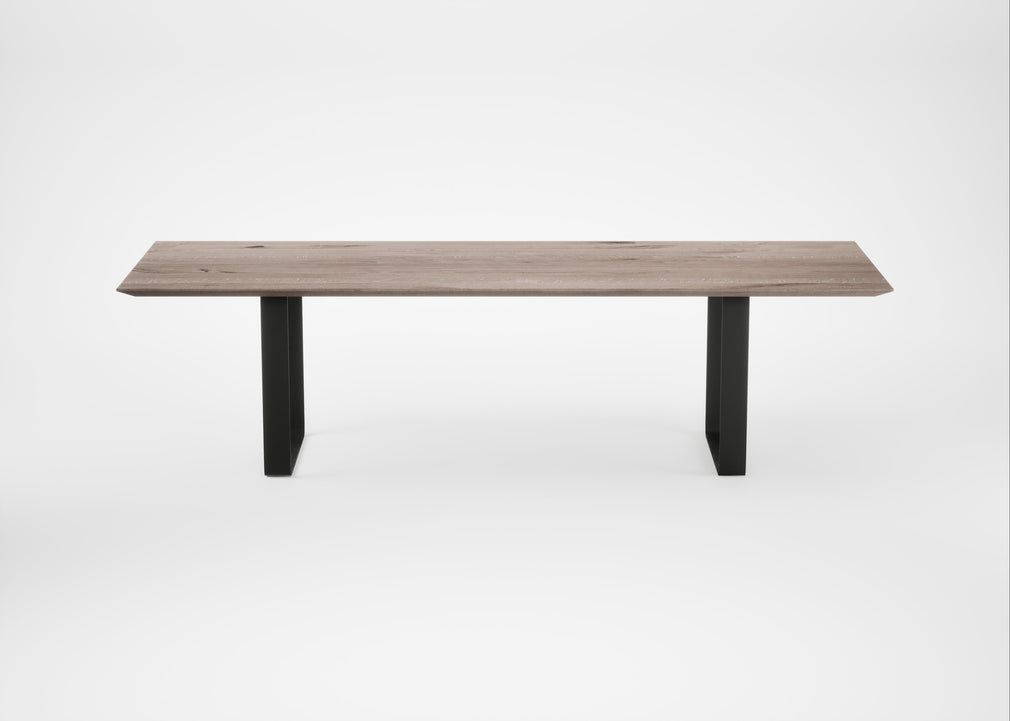 Bespoke Dining Table Prague Grey Oiled Oak / 280cm / 100cm