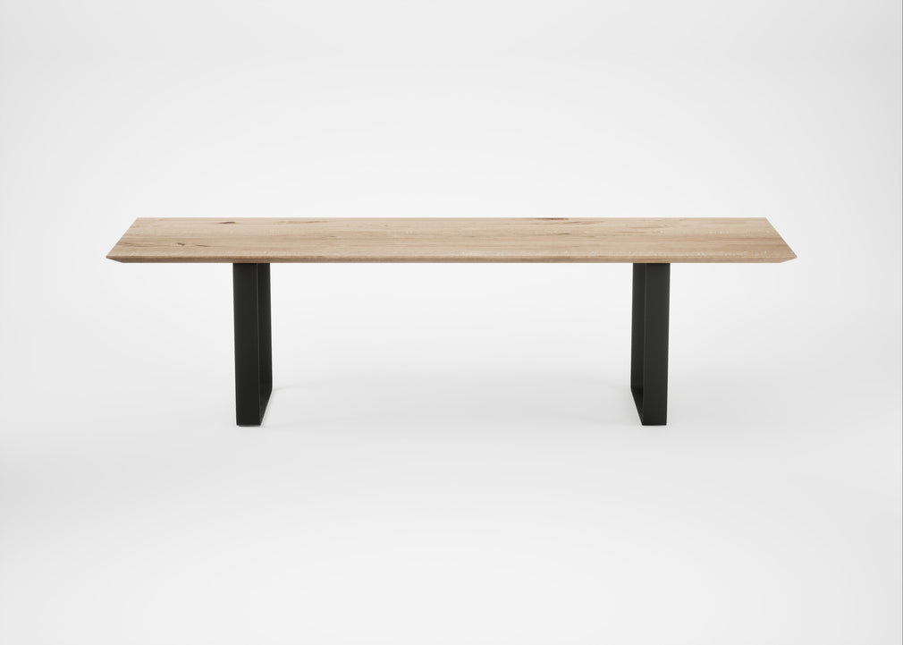 Bespoke Dining Table Prague Blonde Oiled Oak / 280cm / 90cm