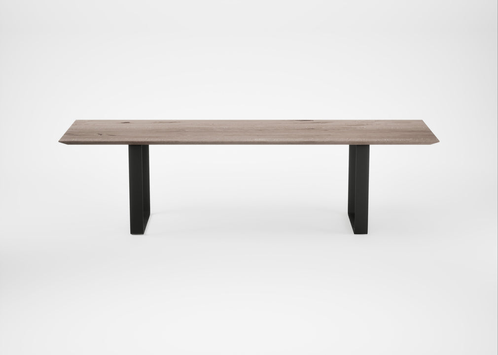 Bespoke Dining Table Prague Grey Oiled Oak / 280cm / 90cm